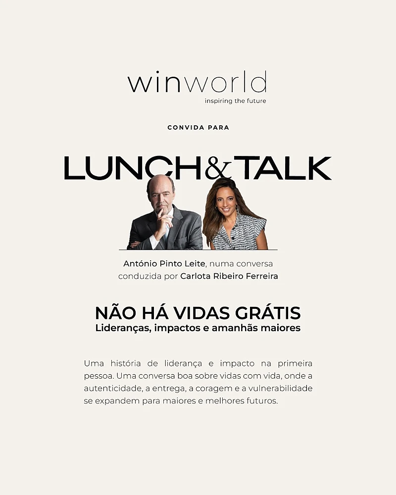 Lunch Talk - Não Há Vidas Grátis