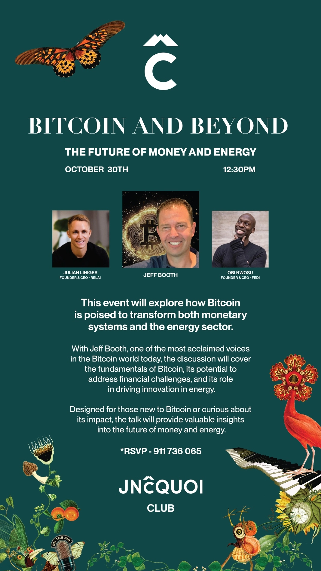 Lunch-Talk - Bitcoin &amp; Beyond: The Future of Money and Energy